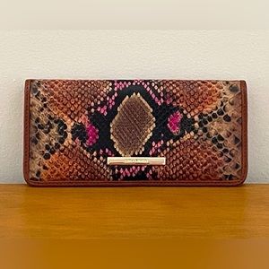 Brahmin Addy Wallet-Marmalade Tangelo
